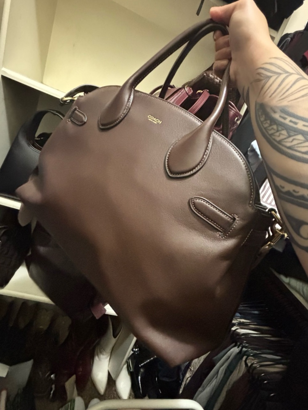 Coach Maple Brown Empire 40